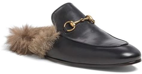 mens gucci shoes with fur